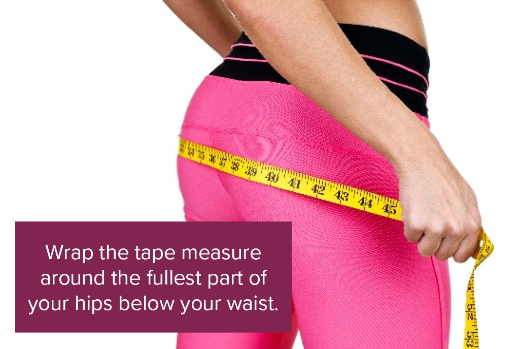 measuring hips